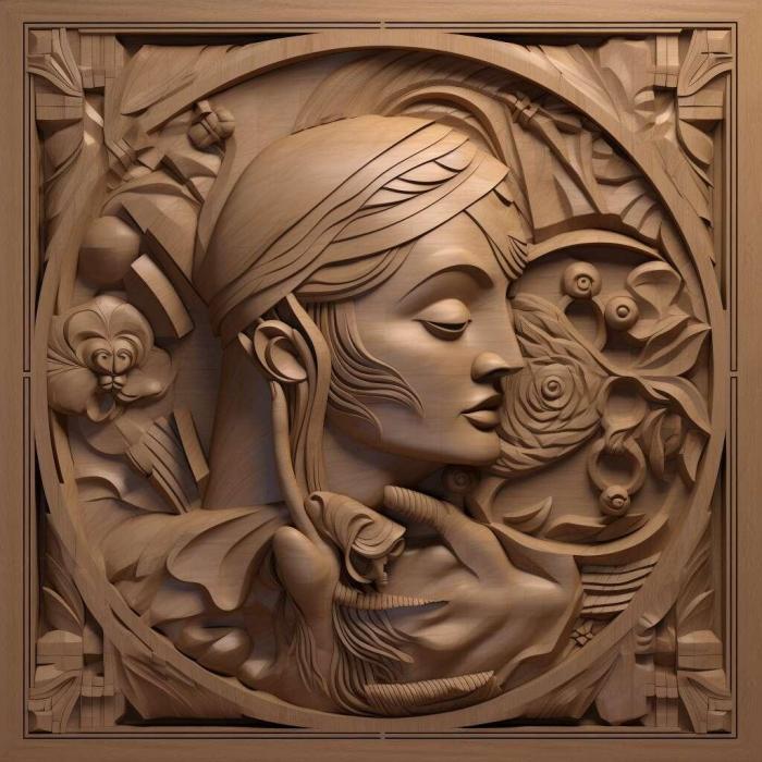 نموذج ثلاثي الأبعاد لآلة CNC 3D Art 